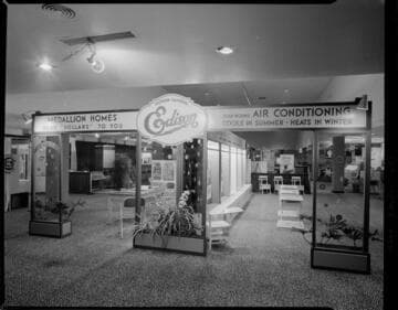 Edison booth at home exhibit