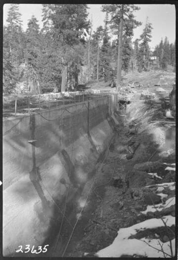 Big Creek, Huntington Lake Dams - Dam #3A