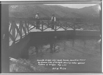 Borel : Bridge. concrete wagon. over Borel canal