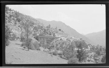 Borel's "Profanity Flume" and Forebay above Borel Powerhouse