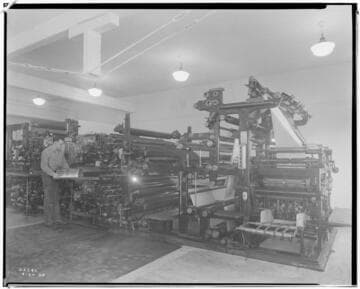 Printing press at Laguna