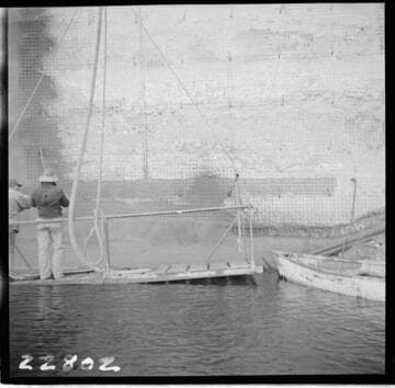Big Creek, Huntington Lake Dams - Dam 1 Upstream face
