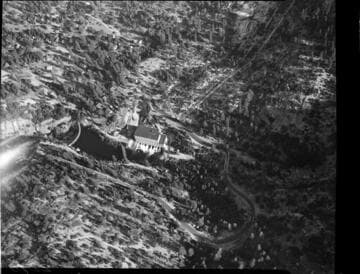 Aerial photo of PH 1 and Dam 4 at Big Creek