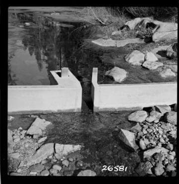 Big Creek, Huntington Lake Dams - Big Creek below Huntington Lake