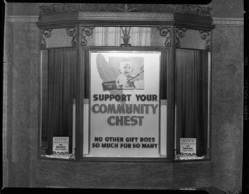 General Office display window