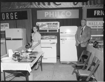 Electric cooking exhibit