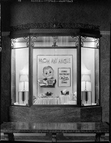 Lobby window display