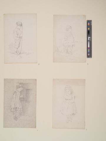 Child Holding a Stick