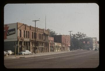 Los Angeles Street from freeway to the Plaza