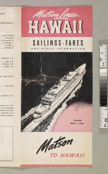 Hawaii sailings - fares and other information