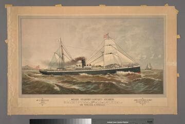 Oceanic Steamship Company's Steamers Mariposa and Alameda