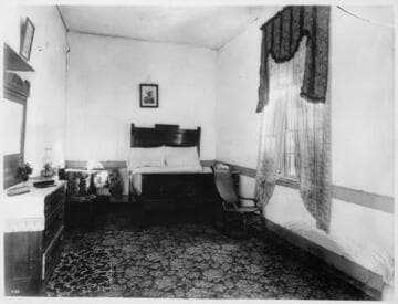 Ramona's bedroom at Camulos Ranch