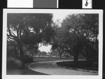 North vista of the San Marino ranch before fountain