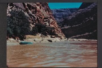 Down to fan at Clearwater Canyon