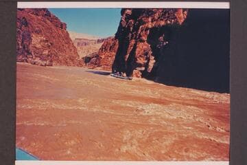 The "Rattlesnake" in Granite Narrows.  Prel. Bright Angel gauge:  June 18:  107,000.  June 19:  107,000