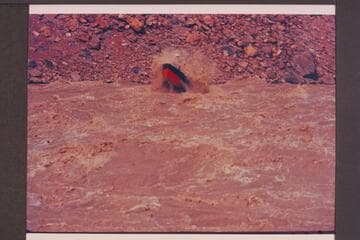 The "Cactus" (?) in Hance Rapid. Pr. Bright Angel gauge: 123,800 cfs