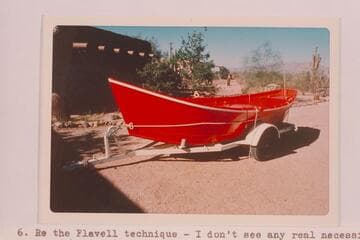 Dory used by Fred B. Eiseman in Grand Canyon in 1971-1972