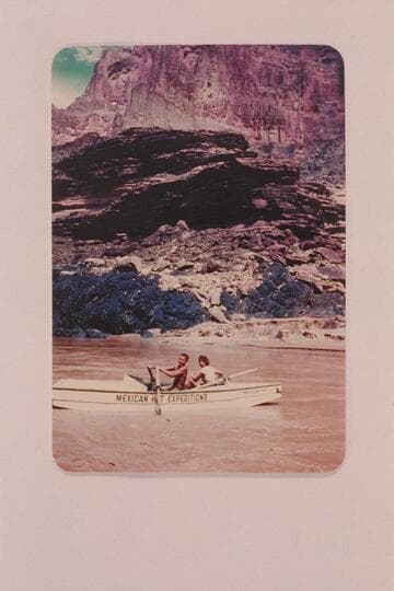 Bob and Barbara Rigg near Mile 128.  Middle Granite Gorge