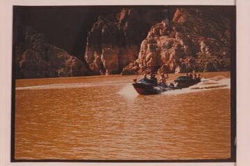 The "BOOTOO" and the "CACTUS" on Lake Mead at the lower end of Iceberg Canyon