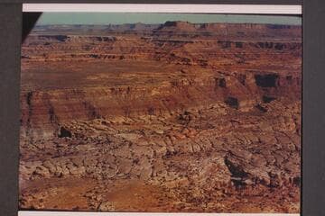 North from east of Cataract Canyon at Mile 213. Junction Butte