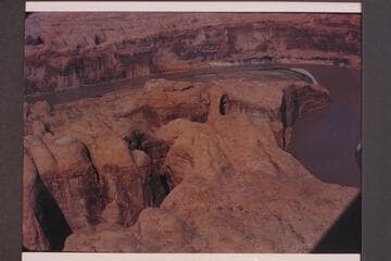 Side canyon at Mile 73+. Approximate gauge: 31,000 cfs