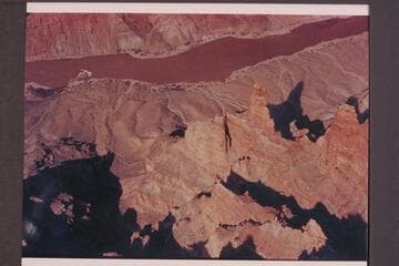 Upstream from Gypsum Canyon. Mile 197. Cataract Canyon. Preliminary gauge: 29,700 cfs