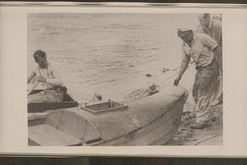 Phil Lundstrom; Buzz Holmstrom; Amos Burg. Green River, Wyoming