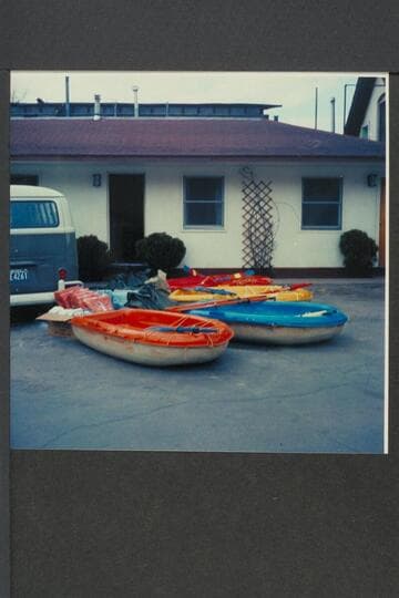 Sportyaks unloaded from Volkswagon; Moab