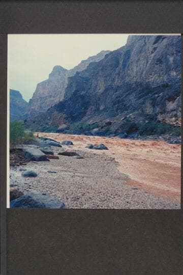 Vulcan Rapid.  Up from beach at left bank