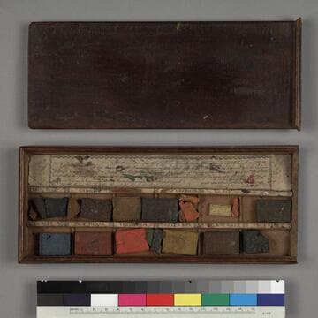 One boxed Set of watercolor paints, manufactured by Thomas Reeves and Sons