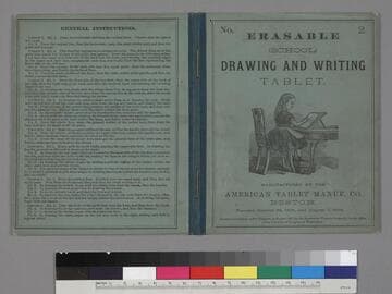 Erasable (School) Drawing and Writing Tablet, No. 2