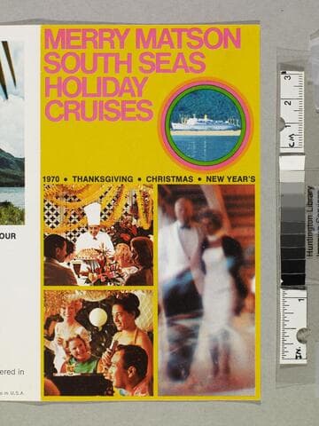 Merry Matson South Seas holiday cruises