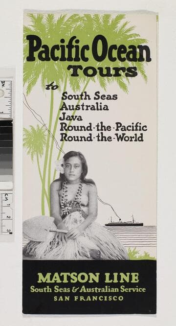 Pacific Ocean tours to South Seas, Australia, Java, Round-the-Pacific, Round-the-World