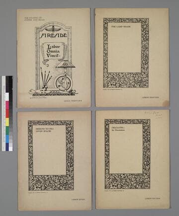 The Etching of Copper and Brass; The Lamp Shade; Designs to Fill Given Spaces; and Oil Cloth--Its Decoration