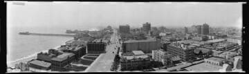 Downtown, facing west, Long Beach. July 30, 1924