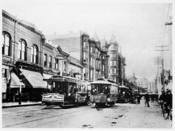 Spring Street Looking North from Third, 1891