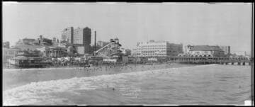 Beach, Pike, and pier, Long Beach. 1924