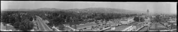 Beverly Hills City Hall and residential and commercial areas, Beverly Hills. May 20, 1932