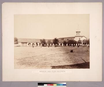Mission, San Juan Bautista. / San Benito County, California, Established June 24th, 1797