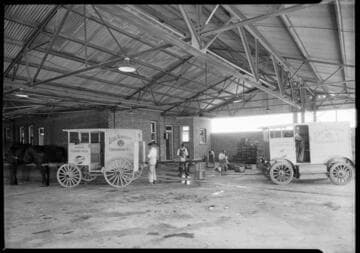 Los Angeles Creamery Co., 1001 North Mansfield, Hollywood, Los Angeles. 1925