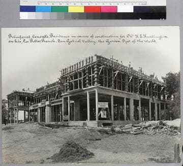 Huntington residence under construction