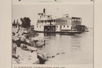 Steamer "Searchlight"; Colorado River, Yuma