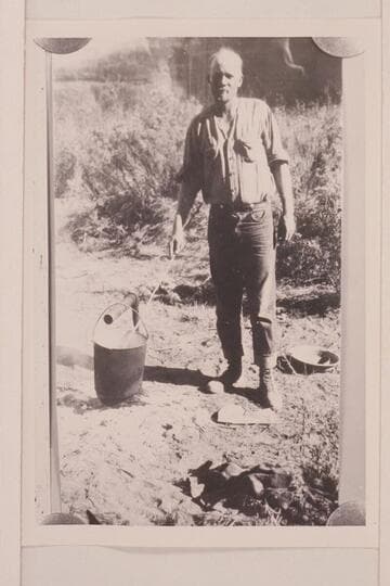 Harry Tasker, Rodman with the USGS party under W. R. Chenoweth which surveyed Cataract Canyon in 1921, Sep