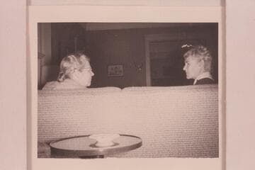 Gin Masland and Margaret Marston; King's Gap. Apparently Margaret is wondering whether it is a Gibson that she smells