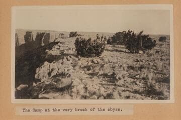 "The Camp at the very break of the abyss."