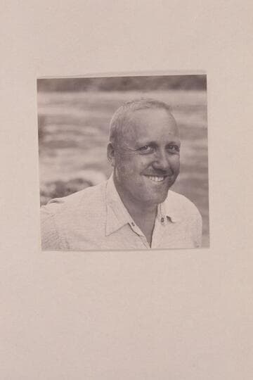 Guy R. Taylor at camp above Vulcan Rapid before climbing out to Tuweep