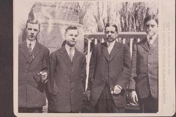 Robert B. Stanton and his three sons