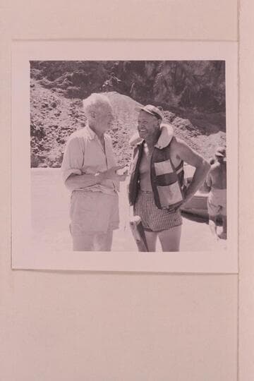 Joe Desloge and Rod Sanderson discuss the business of river runs; near Mile 185