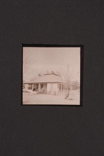 House in Yuma with roof from old pilot house of steamer "Cochan"