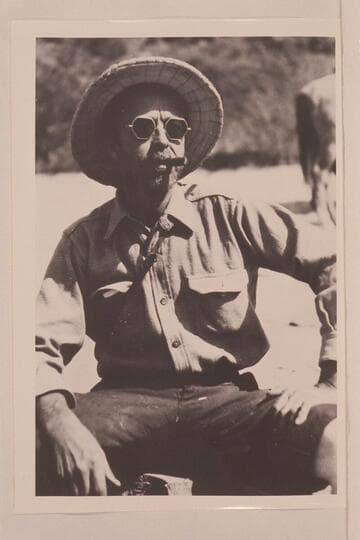 Charles Kelly. At Lees Ferry during Glen Canyon trip